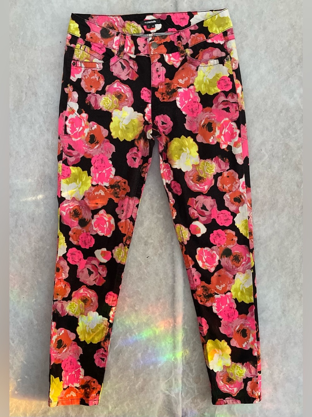My Michelle Rose Flora Skinny Jeans (SKU616)